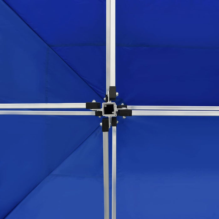 Cort de petrecere pliabil profesional albastru 4,5x3 m aluminiu WALTI