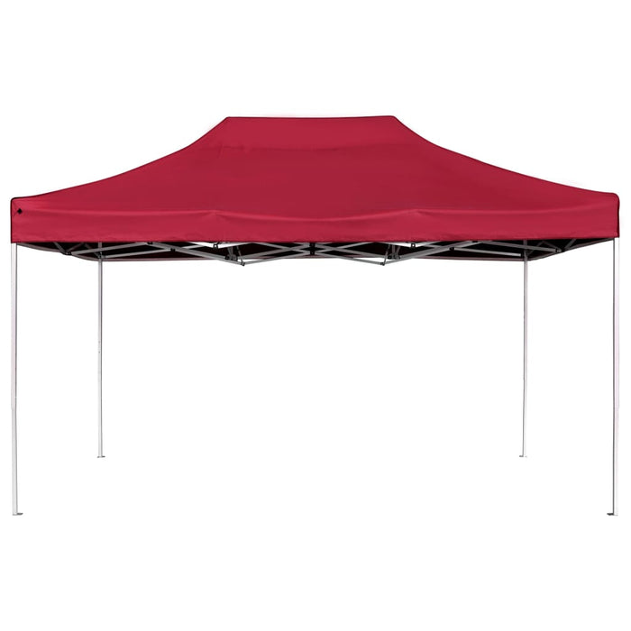Cort de petrecere pliabil profesional roșu vin 4,5x3 m aluminiu - WALTI WALTI