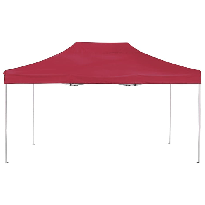 Cort de petrecere pliabil profesional roșu vin 4,5x3 m aluminiu - WALTI WALTI