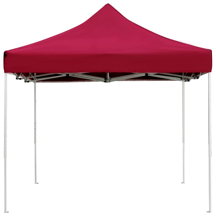 Cort de petrecere pliabil profesional roșu vin 4,5x3 m aluminiu - WALTI WALTI