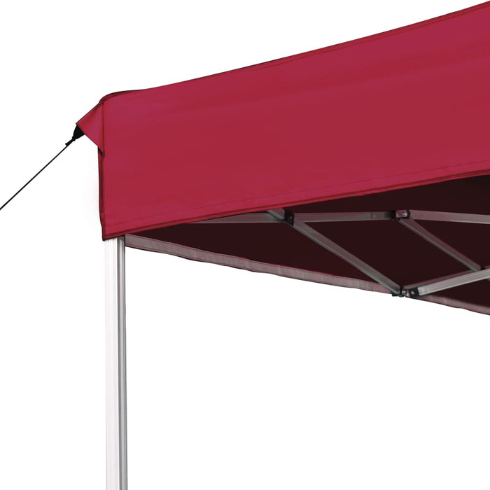 Cort de petrecere pliabil profesional roșu vin 4,5x3 m aluminiu - WALTI WALTI