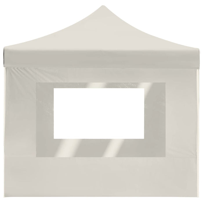 Cort de petrecere pliabil cu pereți, crem, 4,5 x 3 m, aluminiu - WALTI WALTI