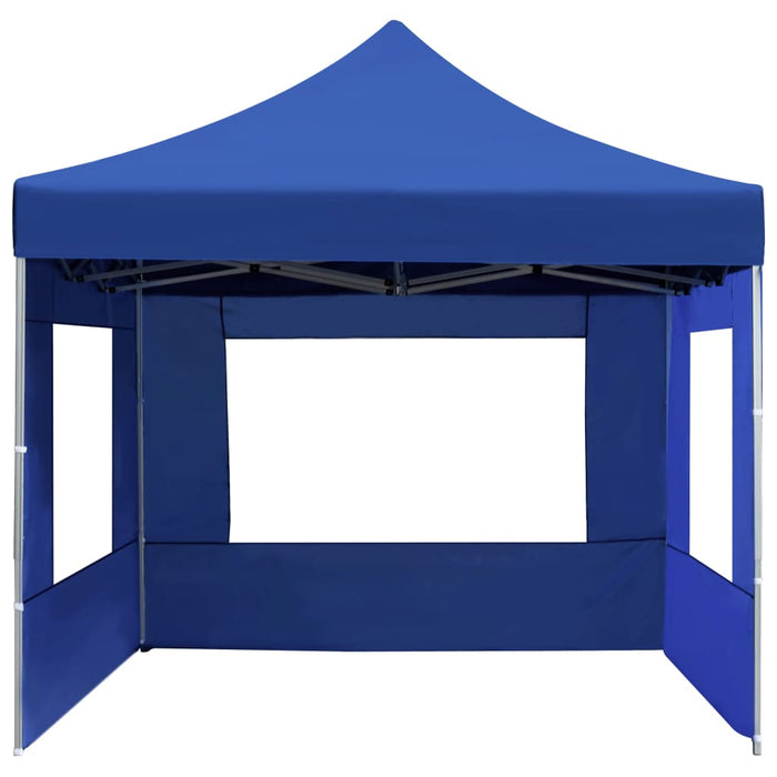 Cort de petrecere pliabil cu pereți albastru, 4,5x3 m, aluminiu - WALTI WALTI