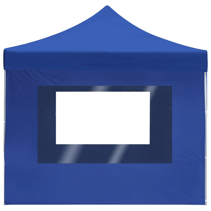 Cort de petrecere pliabil cu pereți albastru, 4,5x3 m, aluminiu - WALTI WALTI