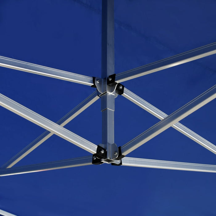 Cort de petrecere pliabil cu pereți albastru, 4,5x3 m, aluminiu - WALTI WALTI