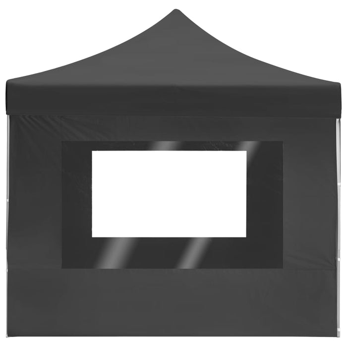 Cort de petrecere pliabil cu pereți antracit, 4,5x3 m, aluminiu - WALTI WALTI