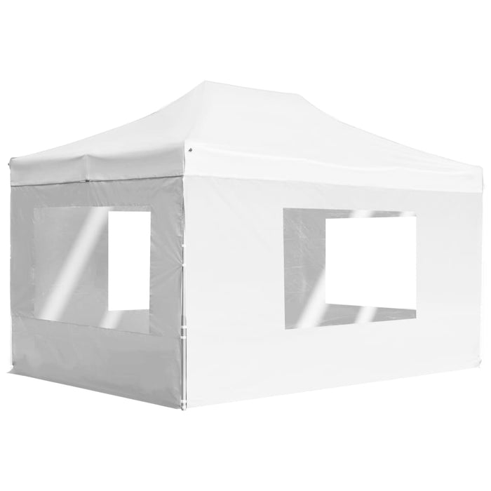 Cort de petrecere pliabil cu pereți, alb, 4,5 x 3 m, aluminiu - WALTI WALTI