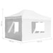 Cort de petrecere pliabil cu pereți, alb, 4,5 x 3 m, aluminiu - WALTI WALTI