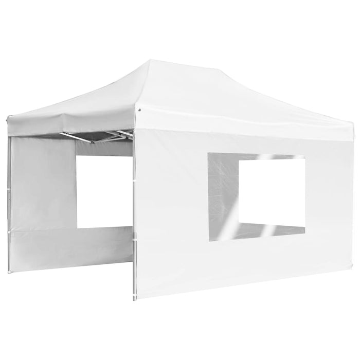 Cort de petrecere pliabil cu pereți, alb, 4,5 x 3 m, aluminiu - WALTI WALTI