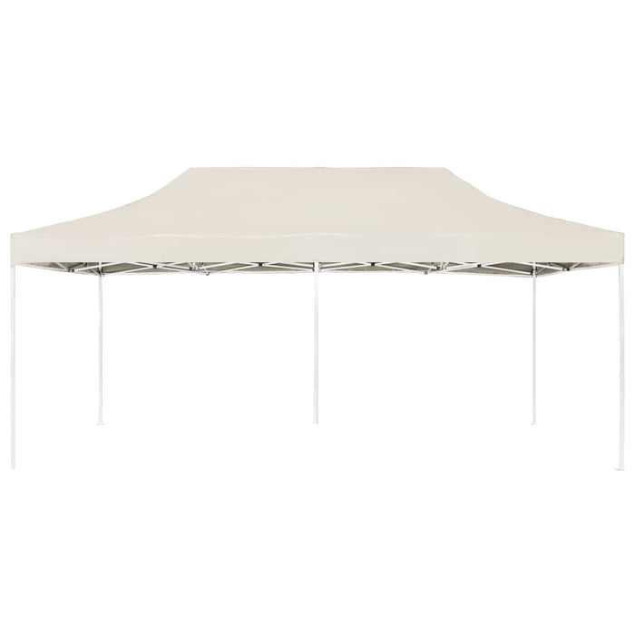 Cort de petrecere pliabil profesional, crem, 6 x 3 m, aluminiu - WALTI WALTI