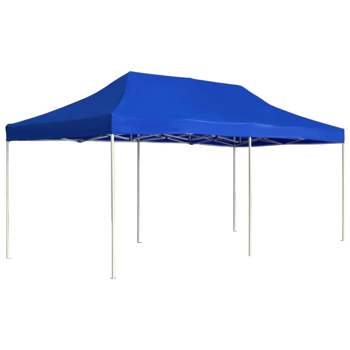 Cort de petrecere pliabil profesional albastru 6x3 m aluminiu - WALTI WALTI