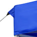 Cort de petrecere pliabil profesional albastru 6x3 m aluminiu - WALTI WALTI