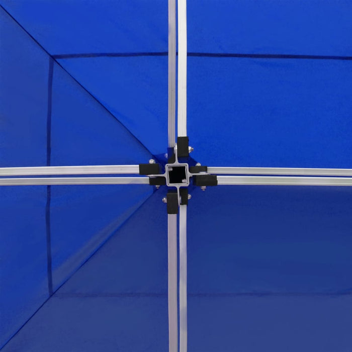 Cort de petrecere pliabil profesional albastru 6x3 m aluminiu - WALTI WALTI
