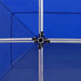 Cort de petrecere pliabil profesional albastru 6x3 m aluminiu - WALTI WALTI