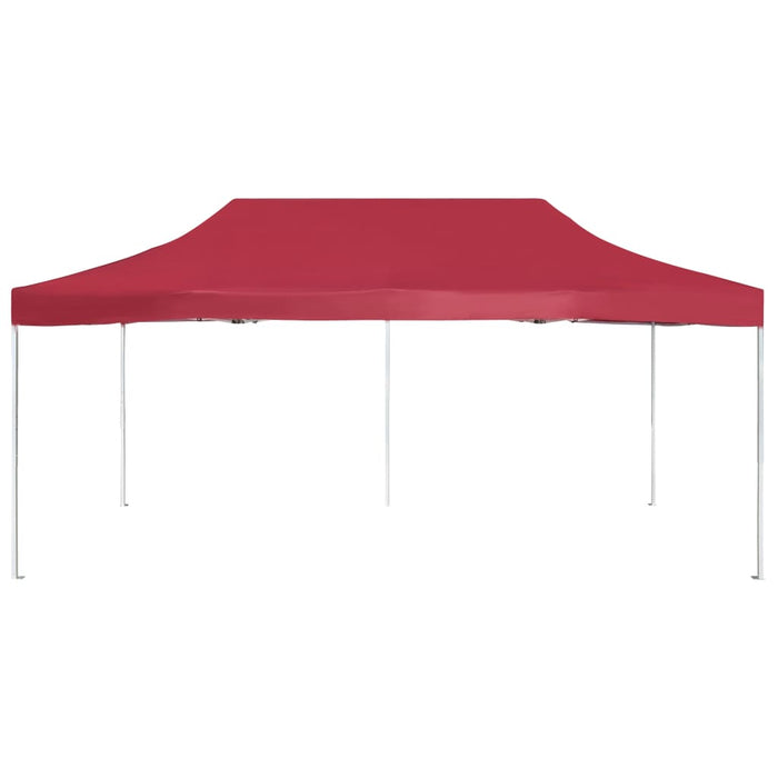 Cort de petrecere pliabil profesional, roșu vin, 6x3m, aluminiu - WALTI WALTI