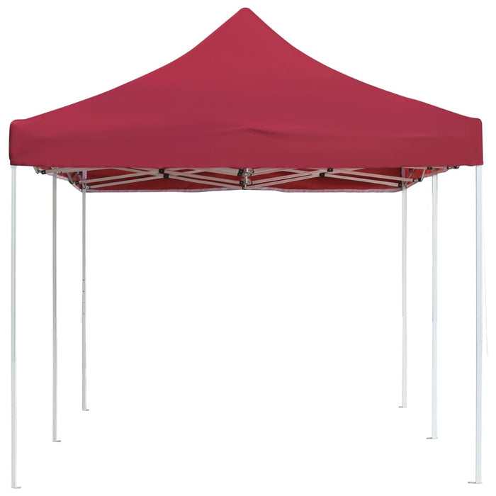 Cort de petrecere pliabil profesional, roșu vin, 6x3m, aluminiu - WALTI WALTI