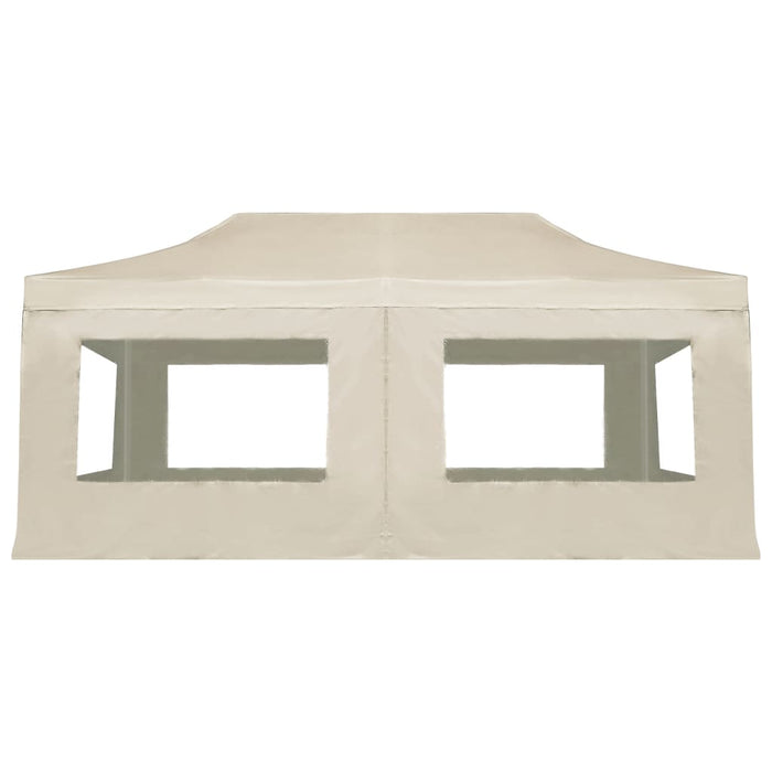 Cort de petrecere pliabil cu pereți, crem, 6 x 3 m, aluminiu - WALTI WALTI