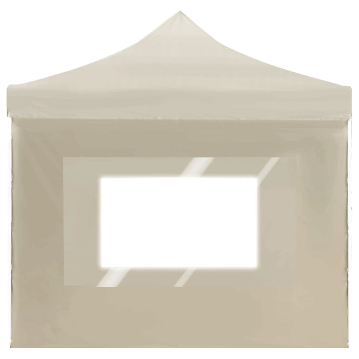 Cort de petrecere pliabil cu pereți, crem, 6 x 3 m, aluminiu - WALTI WALTI