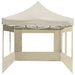 Cort de petrecere pliabil cu pereți, crem, 6 x 3 m, aluminiu - WALTI WALTI