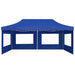 Cort de petrecere pliabil cu pereți, albastru, 6x3 m, aluminiu - WALTI WALTI