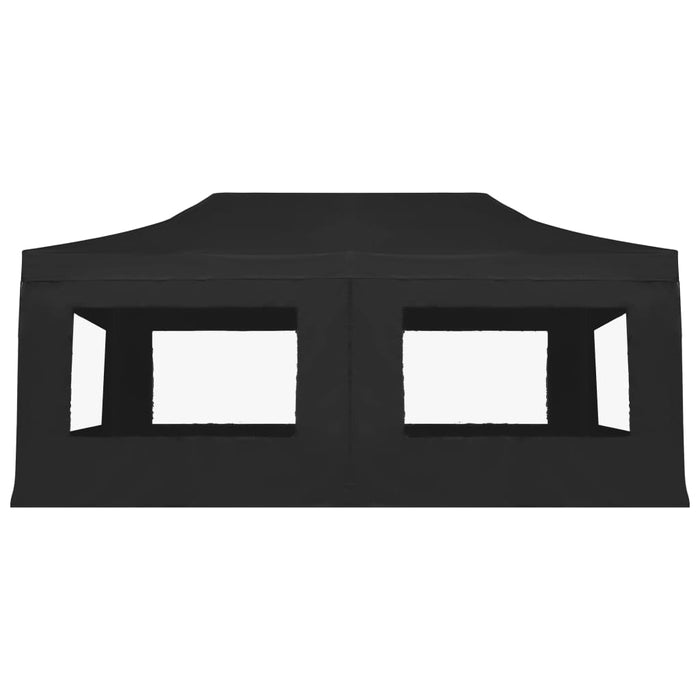 Cort de petrecere pliabil cu pereți, antracit, 6x3 m, aluminiu WALTI