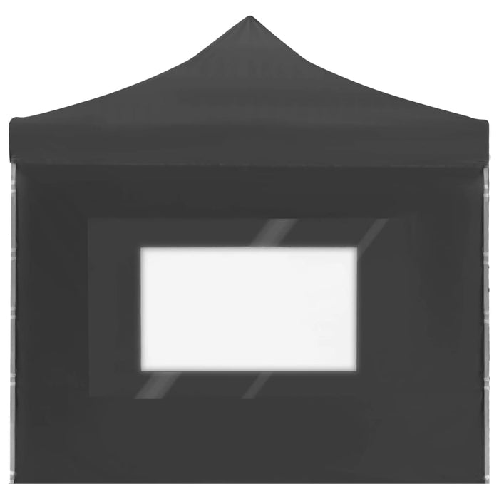 Cort de petrecere pliabil cu pereți, antracit, 6x3 m, aluminiu WALTI