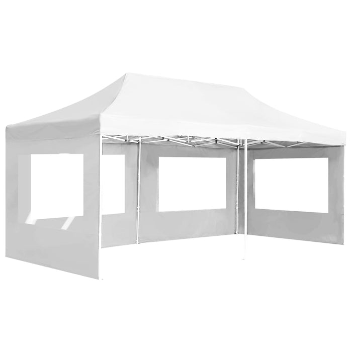 Cort de petrecere pliabil cu pereți, alb, 6 x 3 m, aluminiu - WALTI WALTI