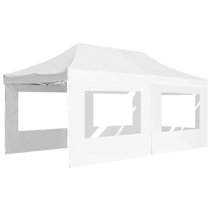 Cort de petrecere pliabil cu pereți, alb, 6 x 3 m, aluminiu - WALTI WALTI