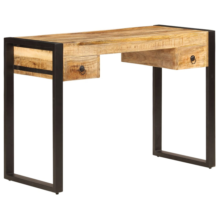Birou cu 2 sertare, 110 x 50 x 77 cm, lemn masiv de mango WALTI