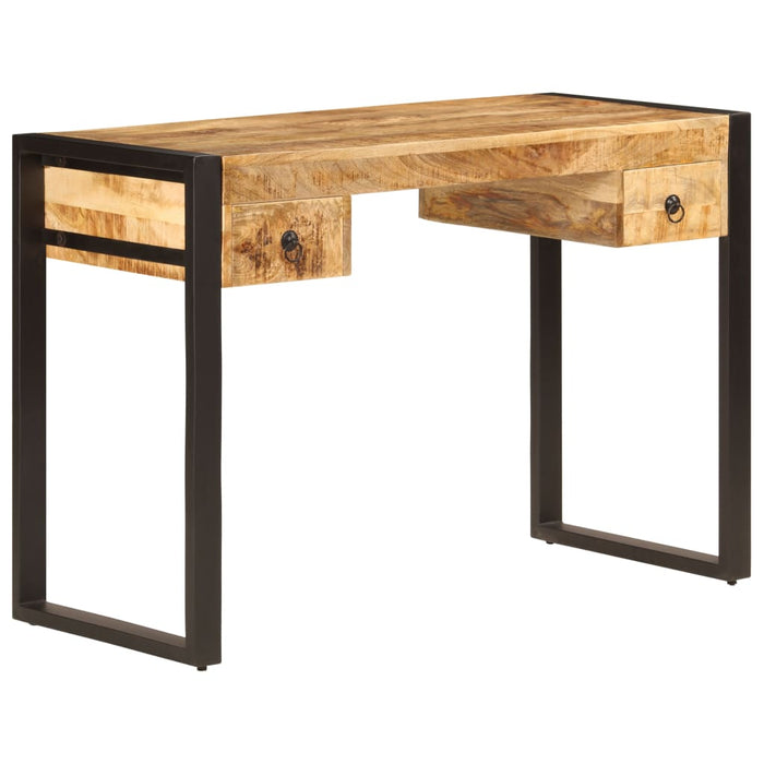 Birou cu 2 sertare, 110 x 50 x 77 cm, lemn masiv de mango WALTI