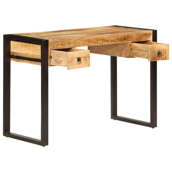 Birou cu 2 sertare, 110 x 50 x 77 cm, lemn masiv de mango WALTI