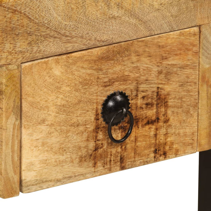 Birou cu 2 sertare, 110 x 50 x 77 cm, lemn masiv de mango WALTI