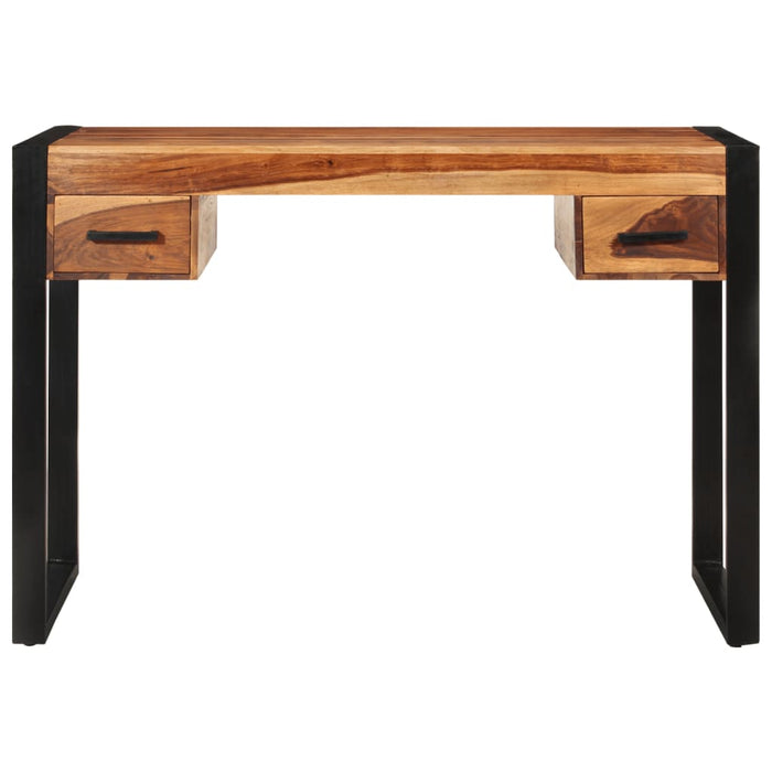 Birou cu 2 sertare, 110 x 50 x 77 cm, lemn masiv de acacia - WALTI WALTI