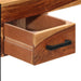 Birou cu 2 sertare, 110 x 50 x 77 cm, lemn masiv de acacia - WALTI WALTI