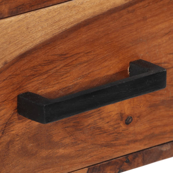 Birou cu 2 sertare, 110 x 50 x 77 cm, lemn masiv de acacia - WALTI WALTI