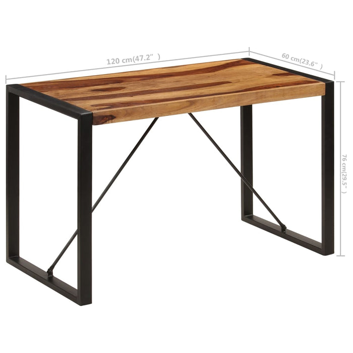 Masă de bucătărie, 120 x 60 x 76 cm, lemn masiv de acacia - WALTI WALTI