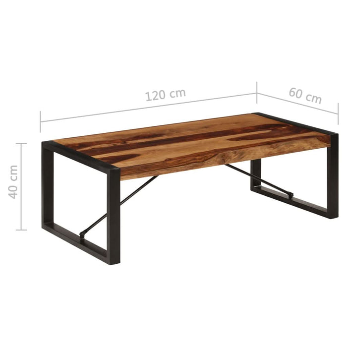 Măsuță de cafea, 120x60x40 cm, lemn masiv de acacia - WALTI WALTI