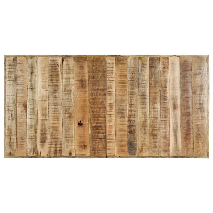 Masă de bucătărie, 160x80x75cm, lemn masiv de mango nefinisat - WALTI WALTI