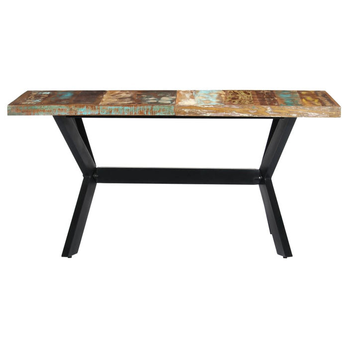 Masă de bucătărie, 160 x 80 x 75 cm, lemn masiv reciclat WALTI