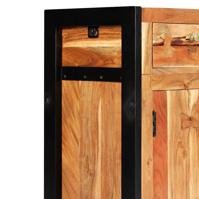 Dulap, 120 x 35 x 75 cm, lemn masiv de acacia WALTI