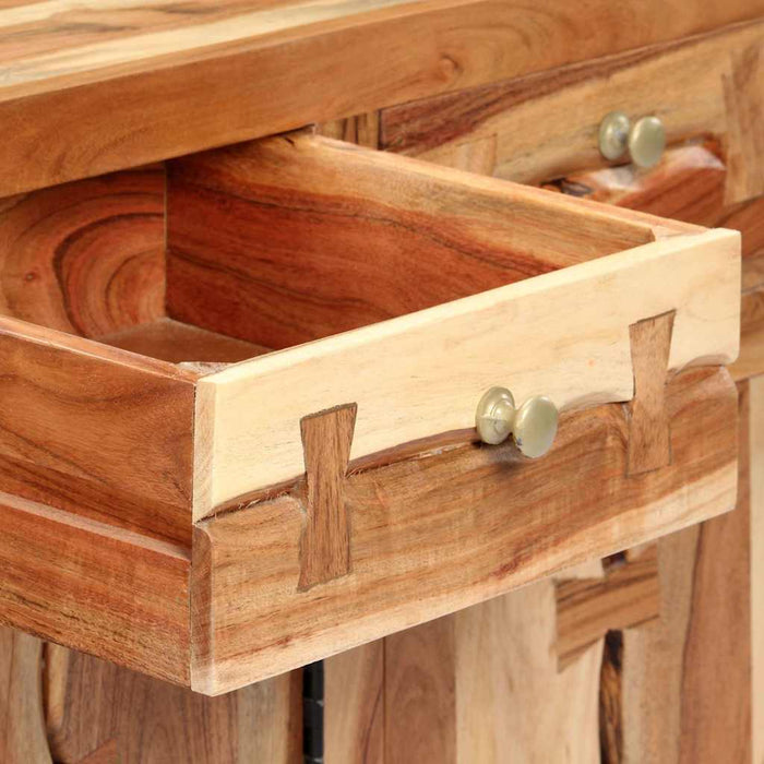 Dulap, 120 x 35 x 75 cm, lemn masiv de acacia WALTI