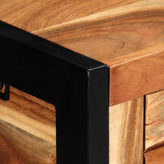 Dulap, 120 x 35 x 75 cm, lemn masiv de acacia WALTI