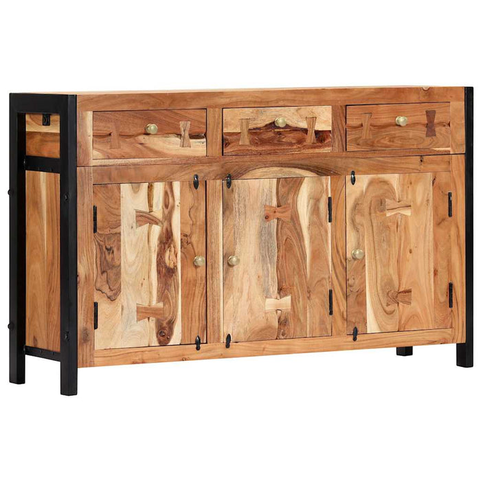 Dulap, 120 x 35 x 75 cm, lemn masiv de acacia WALTI