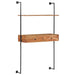 Birou de perete, 90 x 40 x 170 cm, lemn masiv de acacia - WALTI WALTI