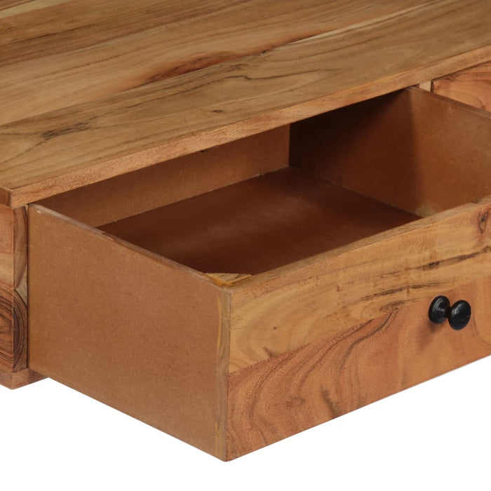 Birou de perete, 90 x 40 x 170 cm, lemn masiv de acacia - WALTI WALTI