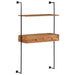 Birou de perete, 90 x 40 x 170 cm, lemn masiv de acacia - WALTI WALTI
