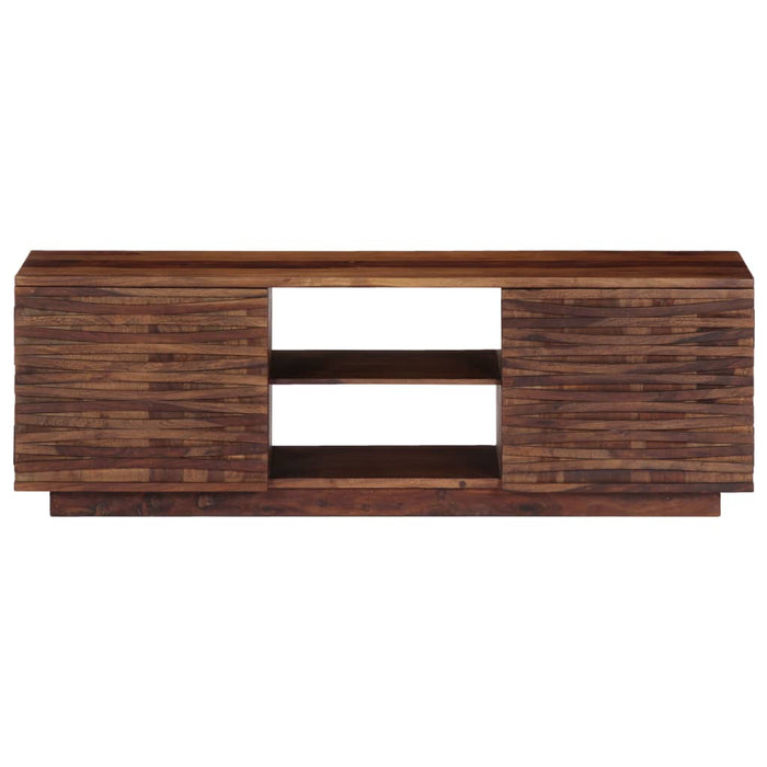 Comodă TV, 120 x 30 x 40 cm, lemn masiv de acacia WALTI
