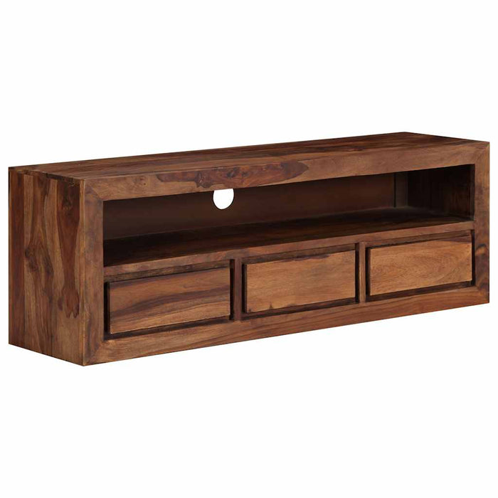 Comodă TV, 120x30x40 cm, lemn masiv de acacia WALTI