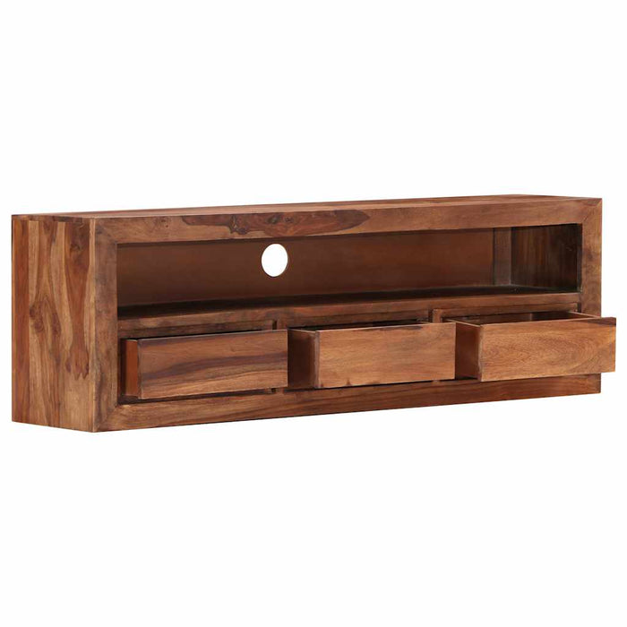 Comodă TV, 120x30x40 cm, lemn masiv de acacia WALTI