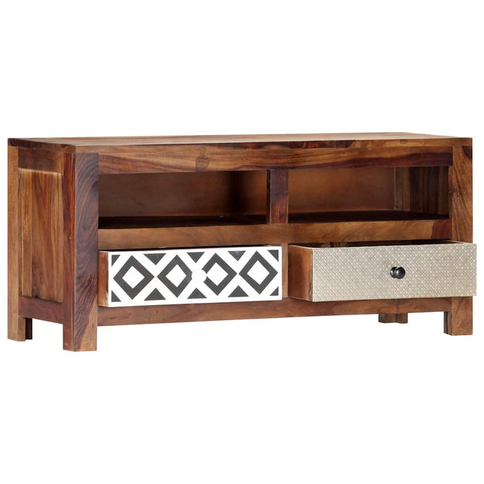 Comodă TV, 90 x 30 x 40 cm, lemn masiv de acacia WALTI